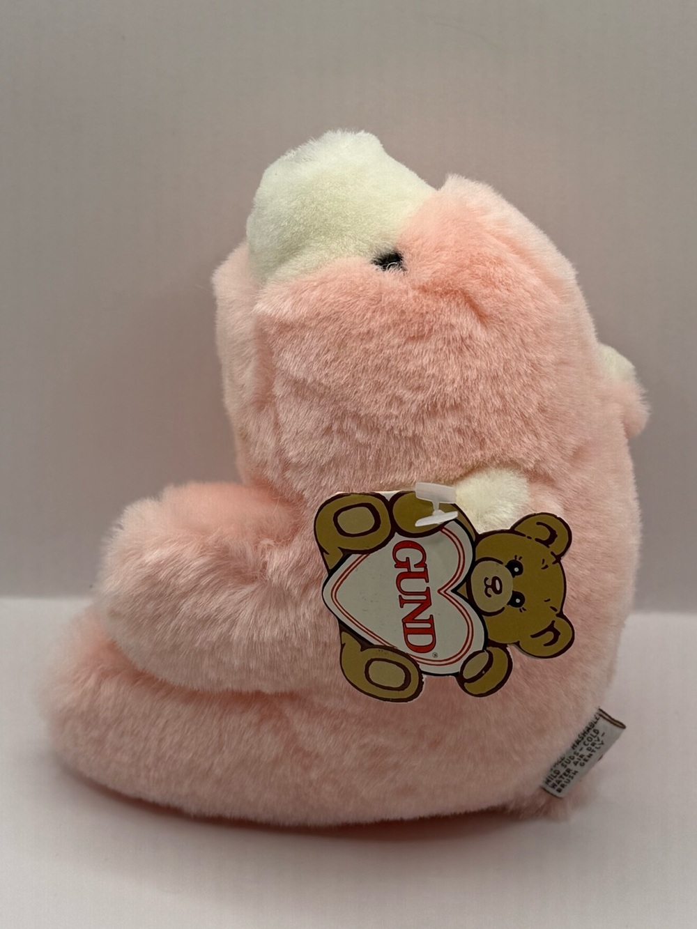 NWT GUND Snuffles Pink Bear Plush Stuffed Animal 1980